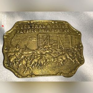 Union Pacific Railroad brass Belt buckle